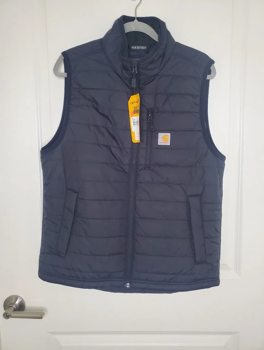 Carhartt Gilliam Rain Defender Black Quilted Puffer Vest